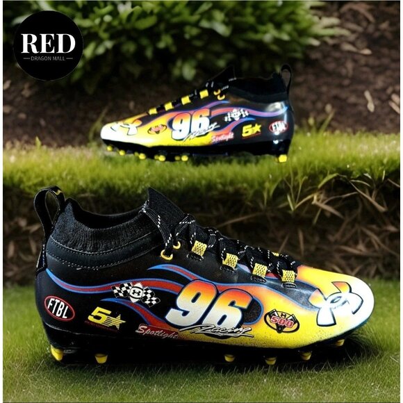 Under Armour Spotlight LE MC 96 Racing Football Cleats 3024476-001 - Men's 11.5